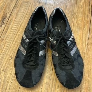 Coach Women’s Shoes Black/Silver Size 9.5